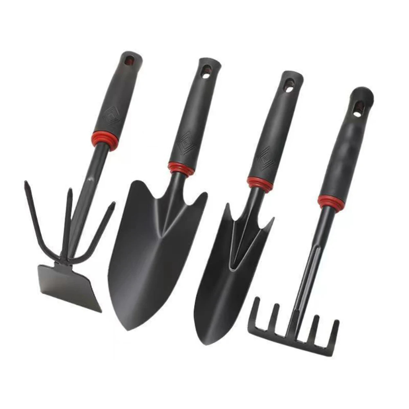 Gardening Tools Trowel - 4-teiliges Mini-Gartengeräte-Set mit Kelle, Rechen und