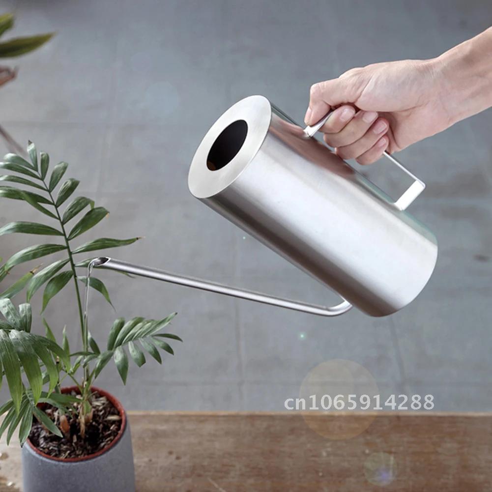 Watering Can Long Spout - Edelstahl-Gießkanne für Bonsai-Gartenpflanzen, Wasserkannen-Sprühwerkzeug mit langem