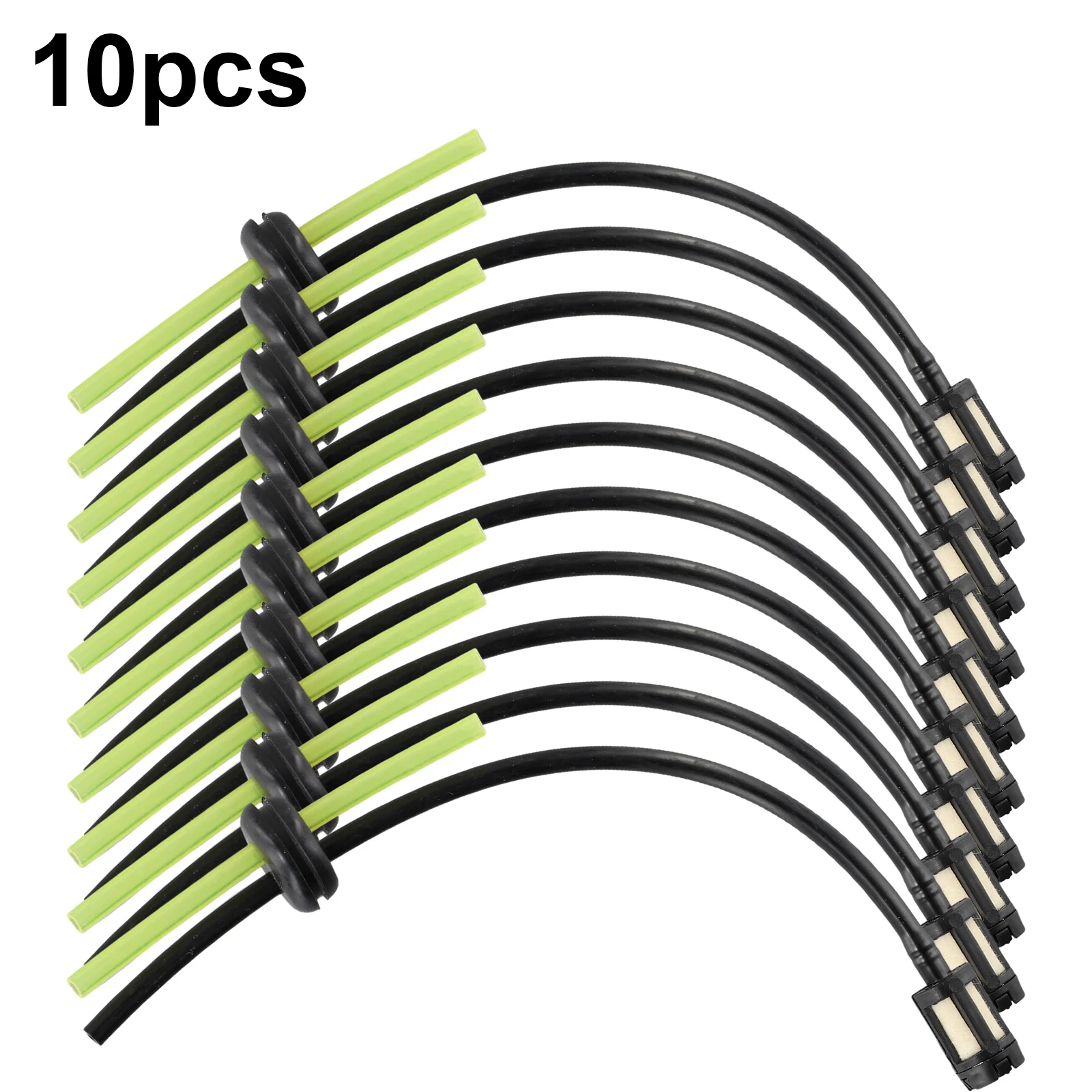 Gardening Tools Yellow - 10-teiliges Kraftstoffschlauchrohr mit Kraftstofffilter, Allzweck-Ersatzset für