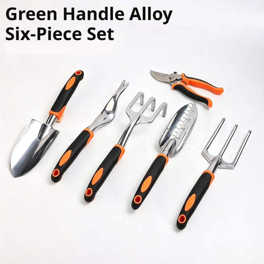 Gardening Tools Trowel - 3/5/6-teiliges Gartenwerkzeug-Set mit ergonomischem Griff, Pflanzkelle,