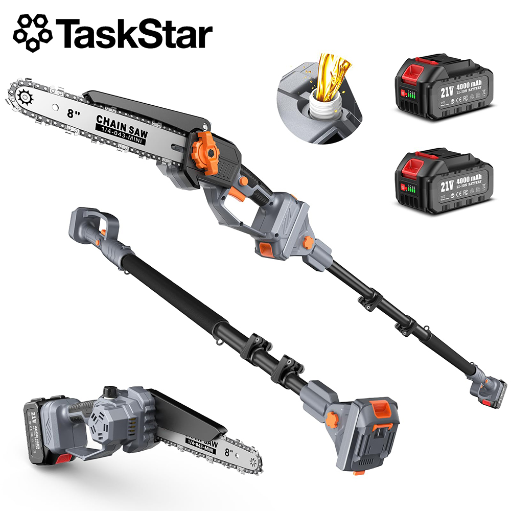Gardening Tools Spade - TaskStar 8 Zoll ausziehbare Gartensäge, Baumschneider,