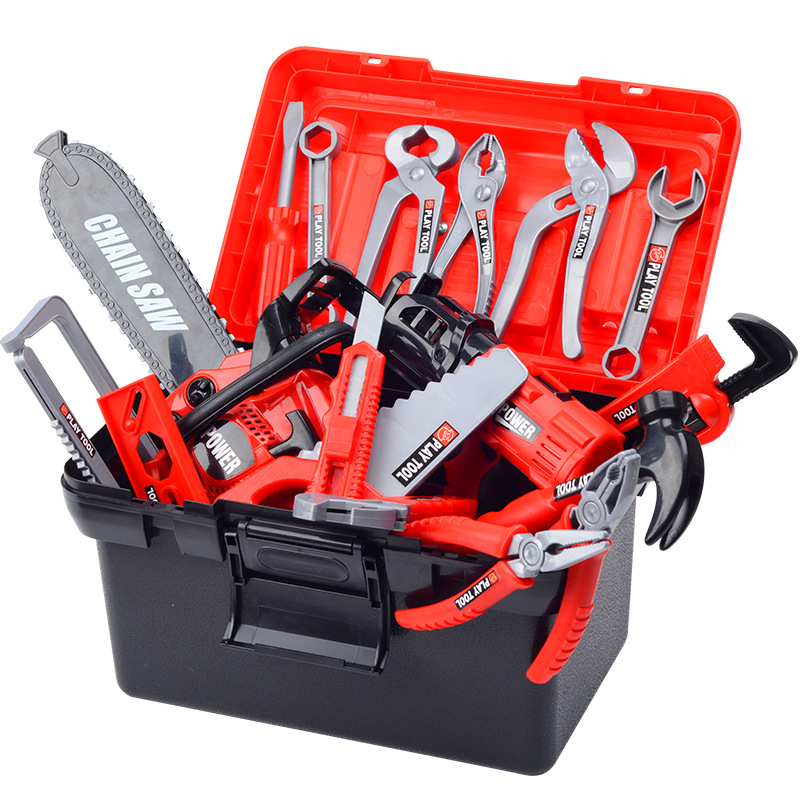 Gardening Tools Toddler - Kinder-Werkzeugset Rollenspiel-Bohrmaschine Spielzeug-Schraubendreher Werkzeugkasten, Konstruktions-Set zum