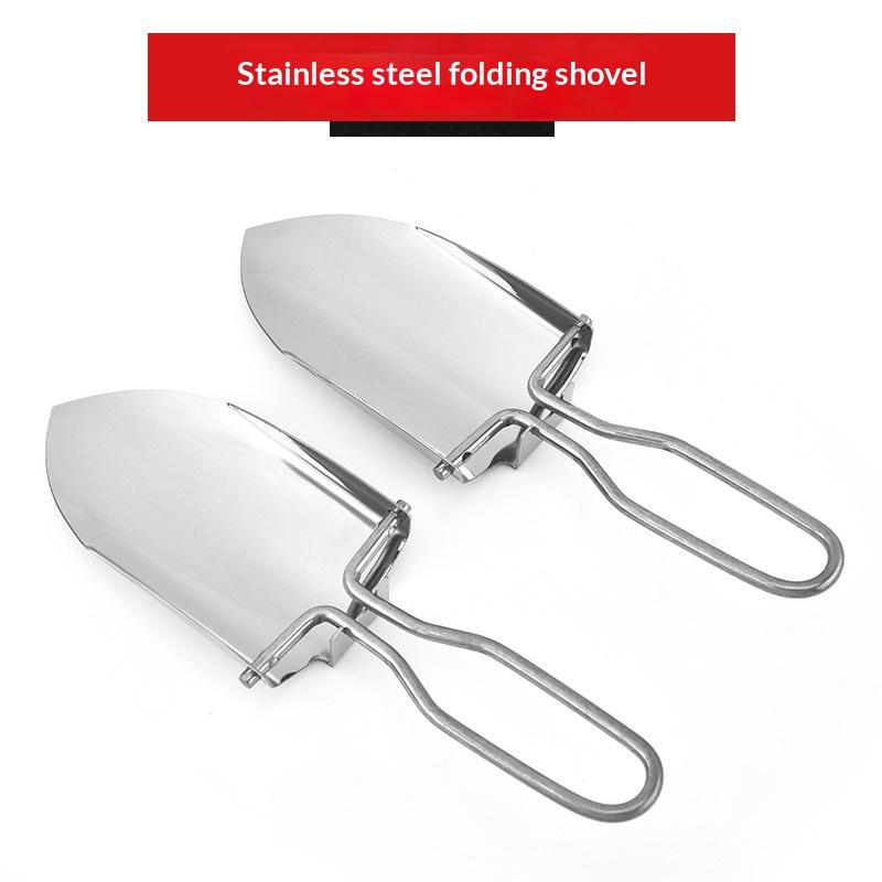 Gardening Tools Spade - 1/2 Stück Klappspaten aus Edelstahl –
