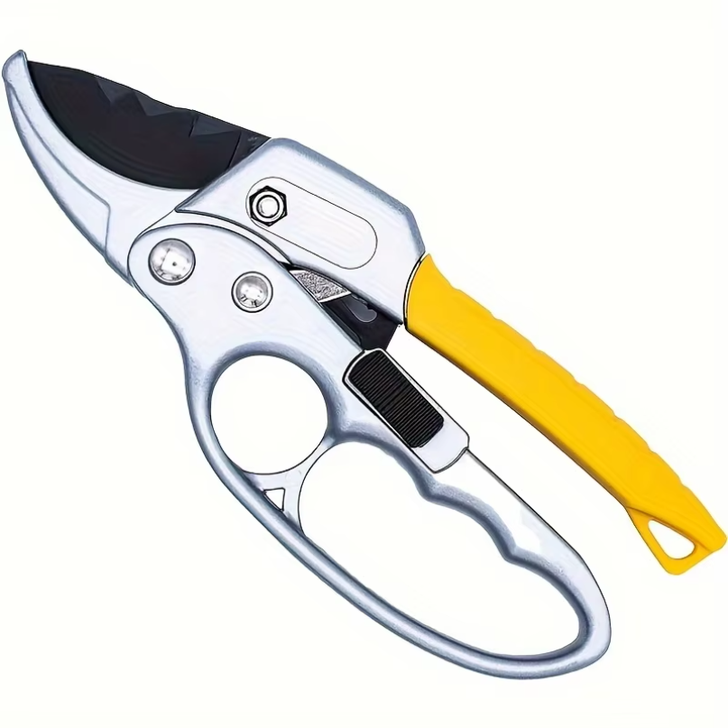 Garden Hand Trowel - 8-Zoll Langlebige Professionelle Ratschengartenschere - 3-Stufen-Amboss-Design