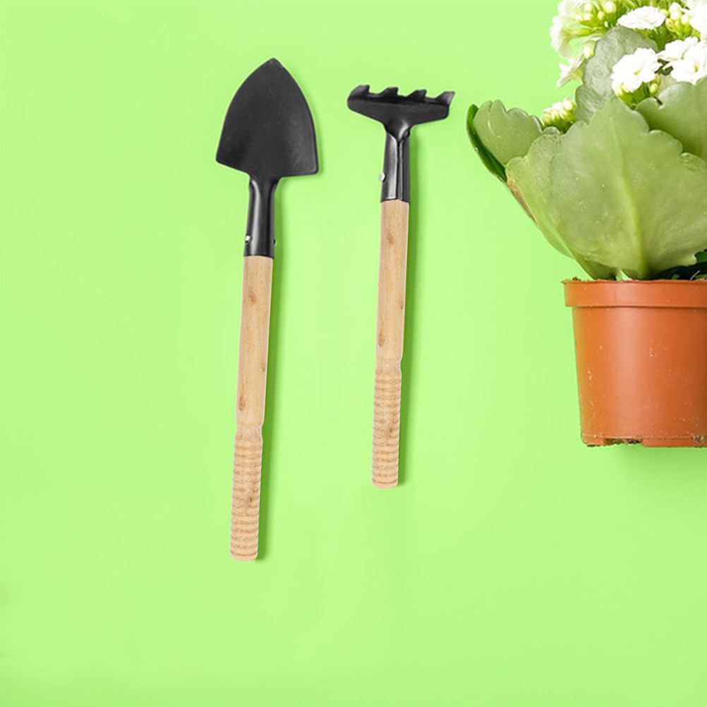 Gardening Tools Spade - 5-teiliges Gartenwerkzeug-Griffset, Holz-Ersatzgriffe für Hacke, Spaten,