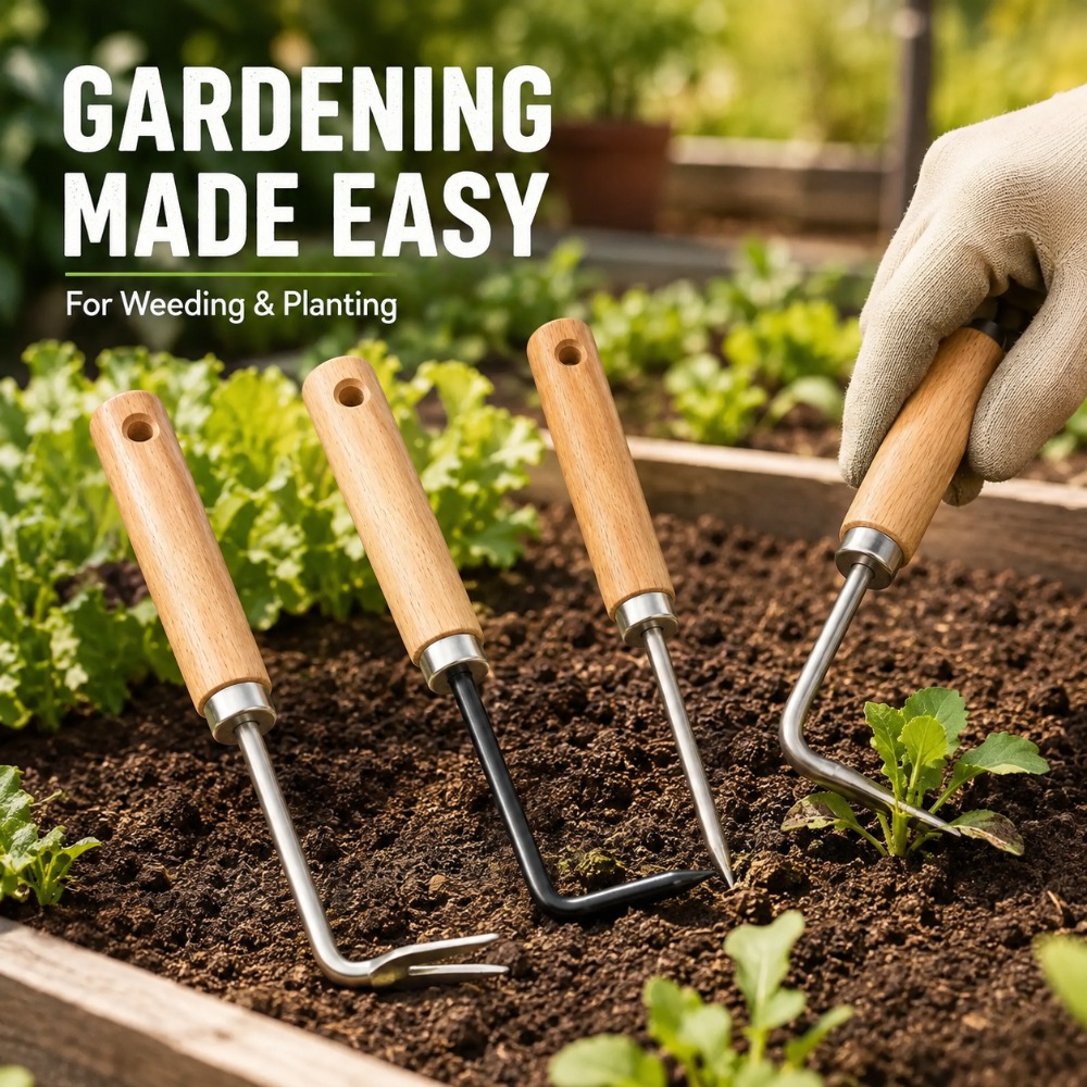 Gardening Tools Spade - Wurzelzieher Unkrautjätewerkzeug Multifunktions-Gartenhandschaufel zum Lösen des