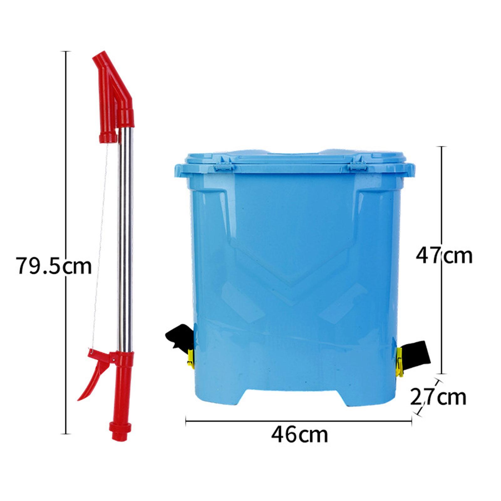 Grass Seed Spreader - Düngerstreuer-Rucksack mit Großem Eimer, Manueller Ergonomischer