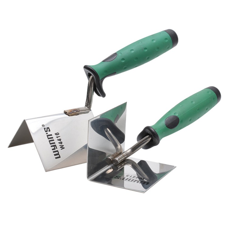 Gardening Tools Trowel - Eckwerkzeug, Edelstahl-Trockenbaukelle mit Innen- und Außenwinkel