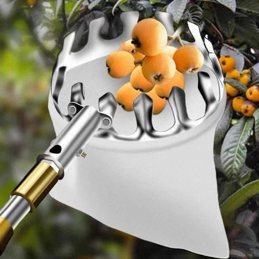Gardening Tools Organizer - Professionelles Beerenpflückwerkzeug Fruchtsammelnetzkorb für Garten-Ernte Apfel