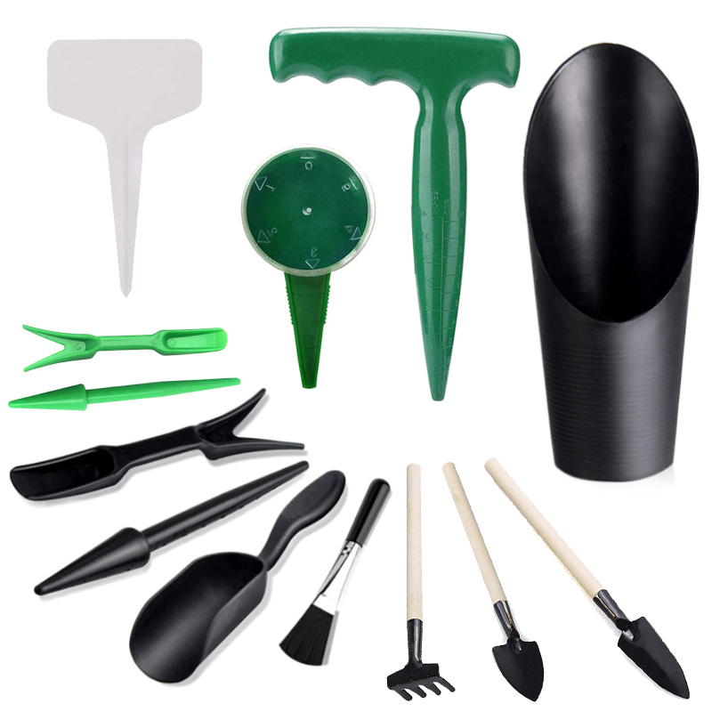 Gardening Tools Labeled - Mini-Gartenwerkzeug-Set, Etikettenbrett, Kunststoff, Gartenpflanzen, Haushalt, Sukkulenten,
