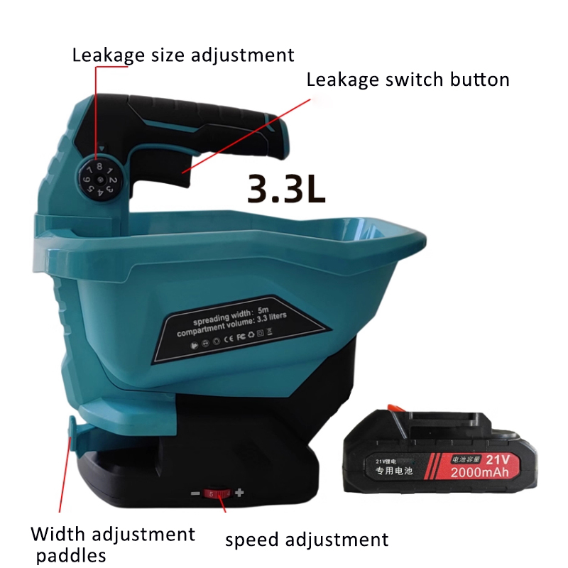 3,3L Automatischer Düngerstreu – Grass Seed Spreader Bewertung und Preis