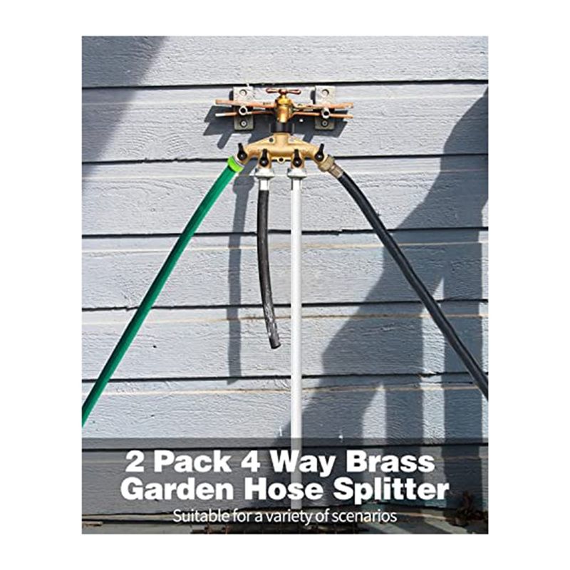 ABNQ 4-Wege-Messing-Schlauchve – Gardening Tools Yellow Bewertung und Preis