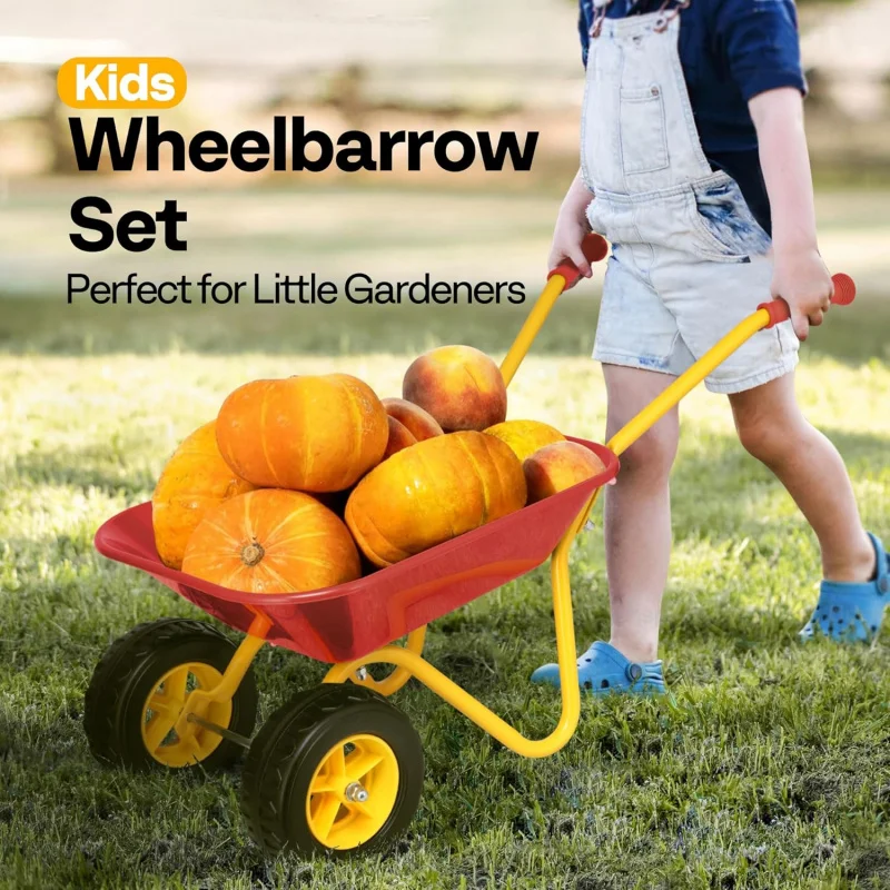 Kinder-Schubkarre mit Gartenwe – Gardening Tools Toddler Bewertung und Preis
